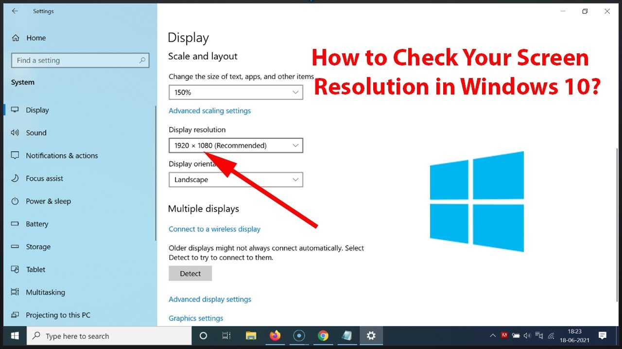 Cara mengubah resolusi laptop windows 10