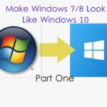 Cara mengubah tampilan windows 7 menjadi windows 10