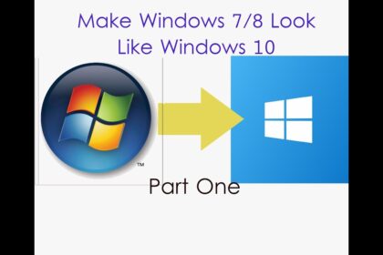 Cara mengubah tampilan windows 7 menjadi windows 10