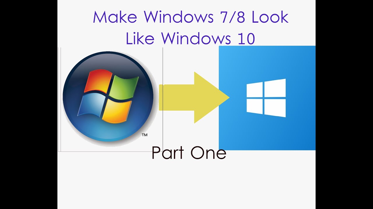 Cara mengubah tampilan windows 7 menjadi windows 10