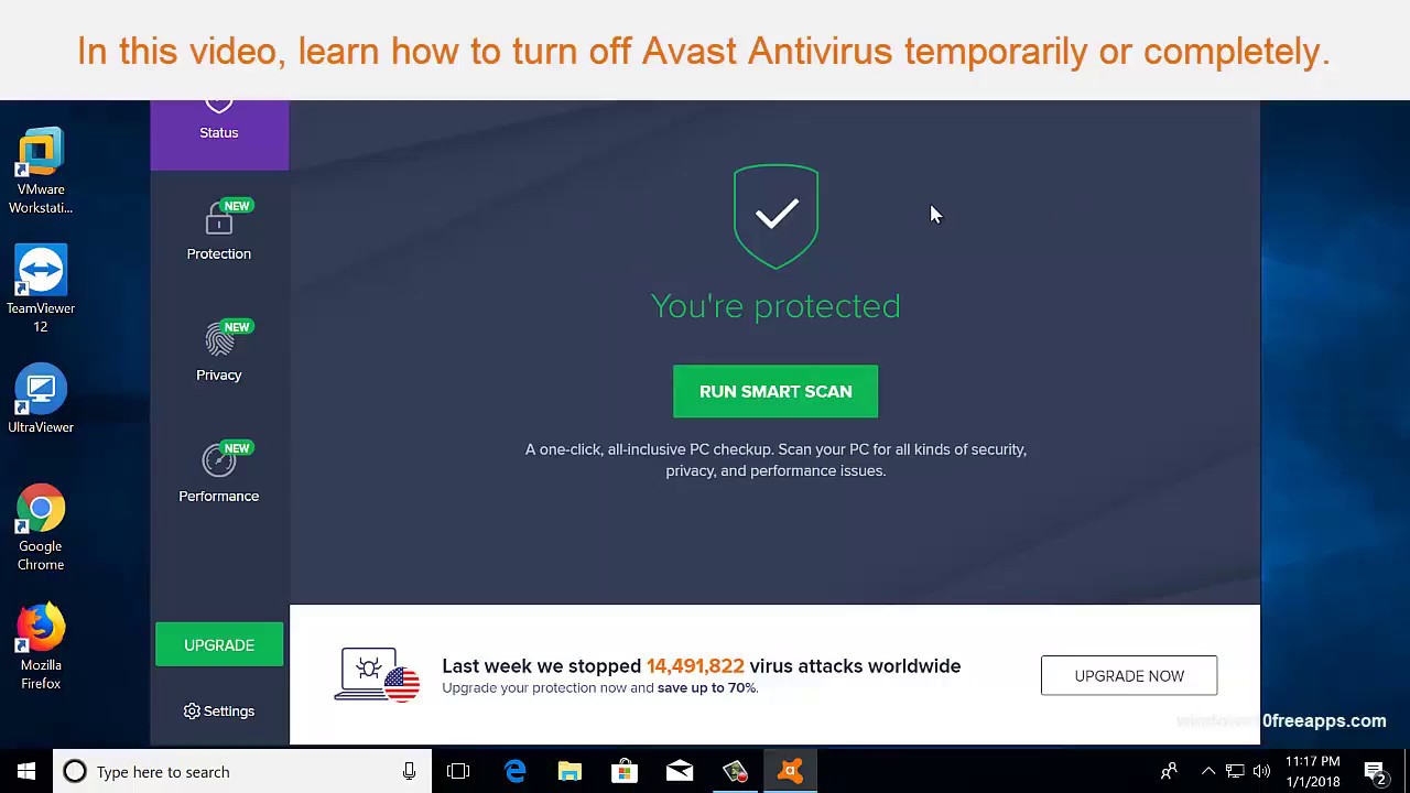 Cara menonaktifkan antivirus avast di windows 10