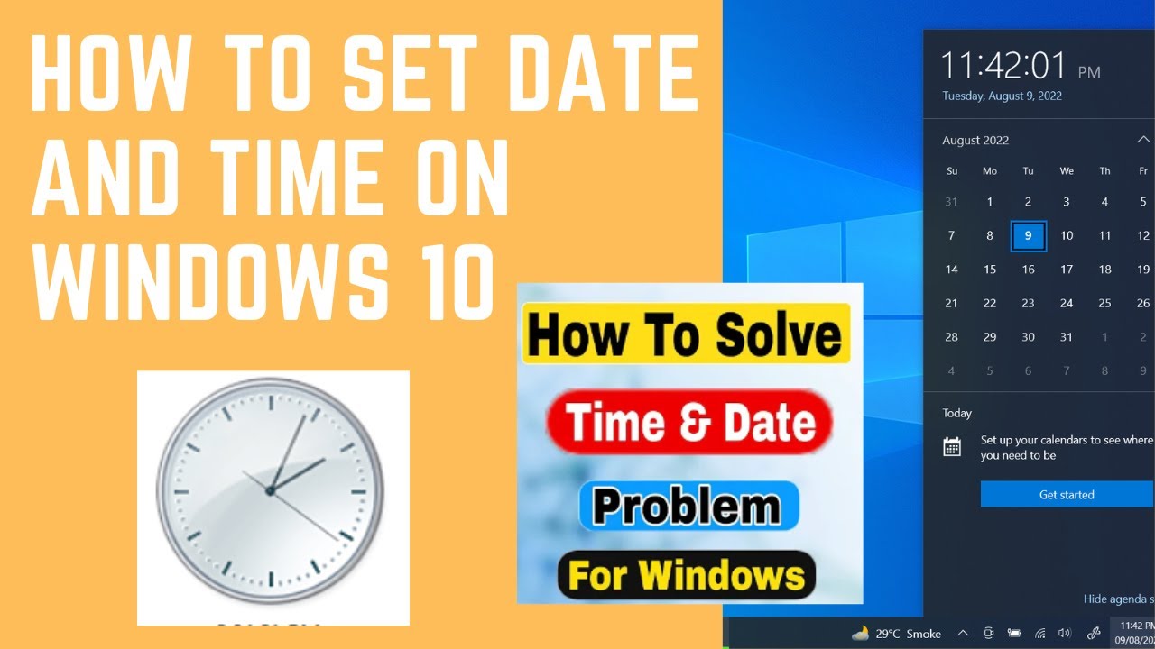 Cara setting tanggal di laptop windows 10