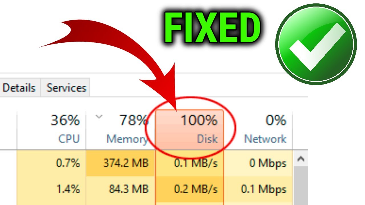Disk windows usage fix high