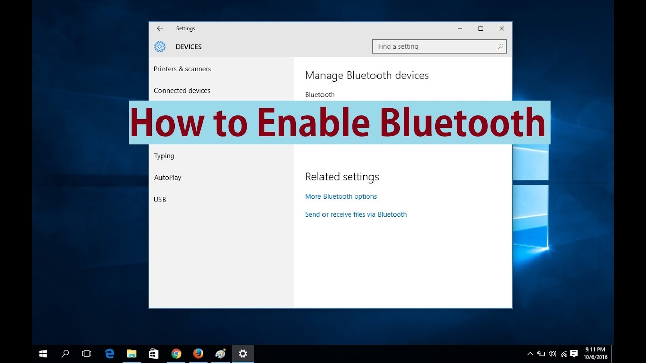 Cara aktifkan bluetooth laptop windows 10