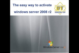 Cara aktivasi windows server 2008 r2