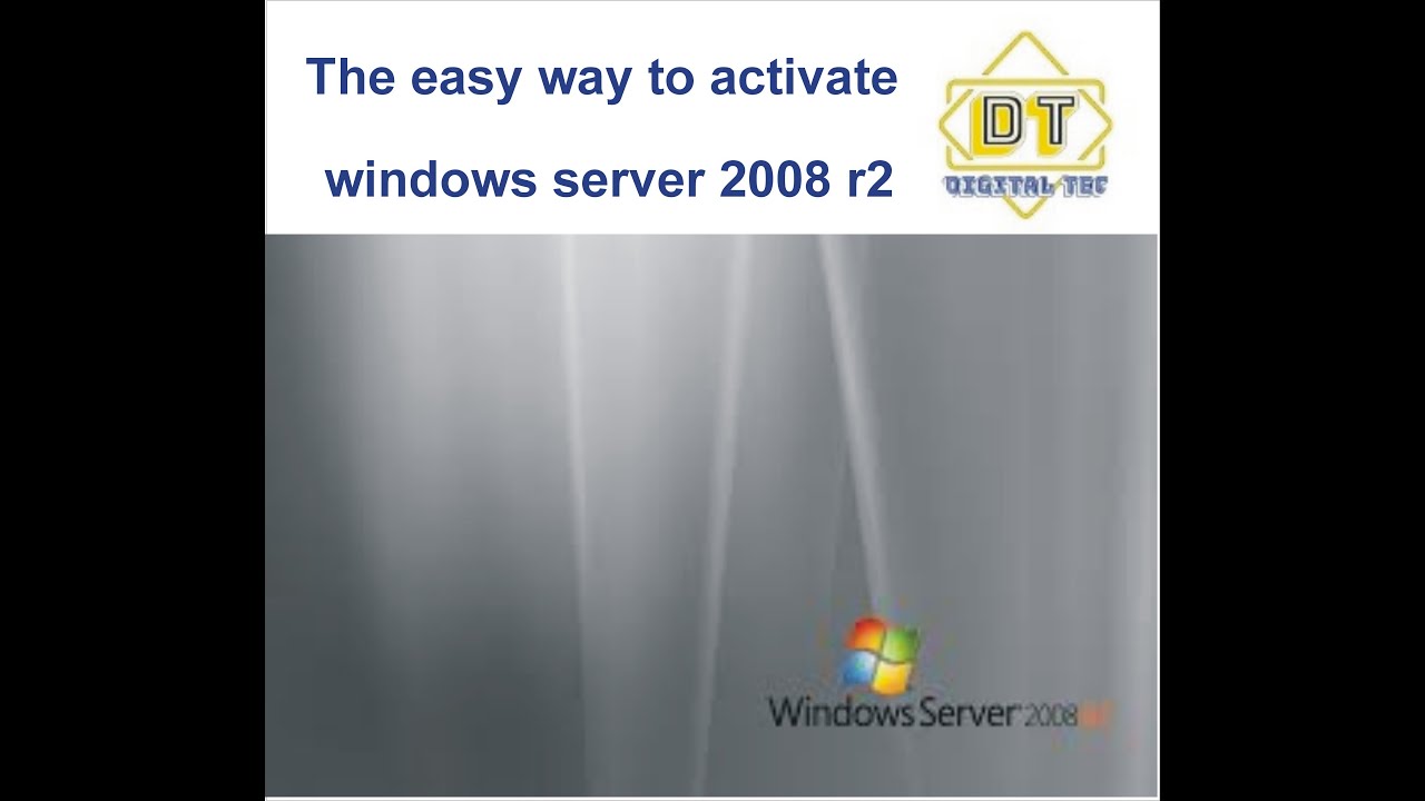 Cara aktivasi windows server 2008 r2