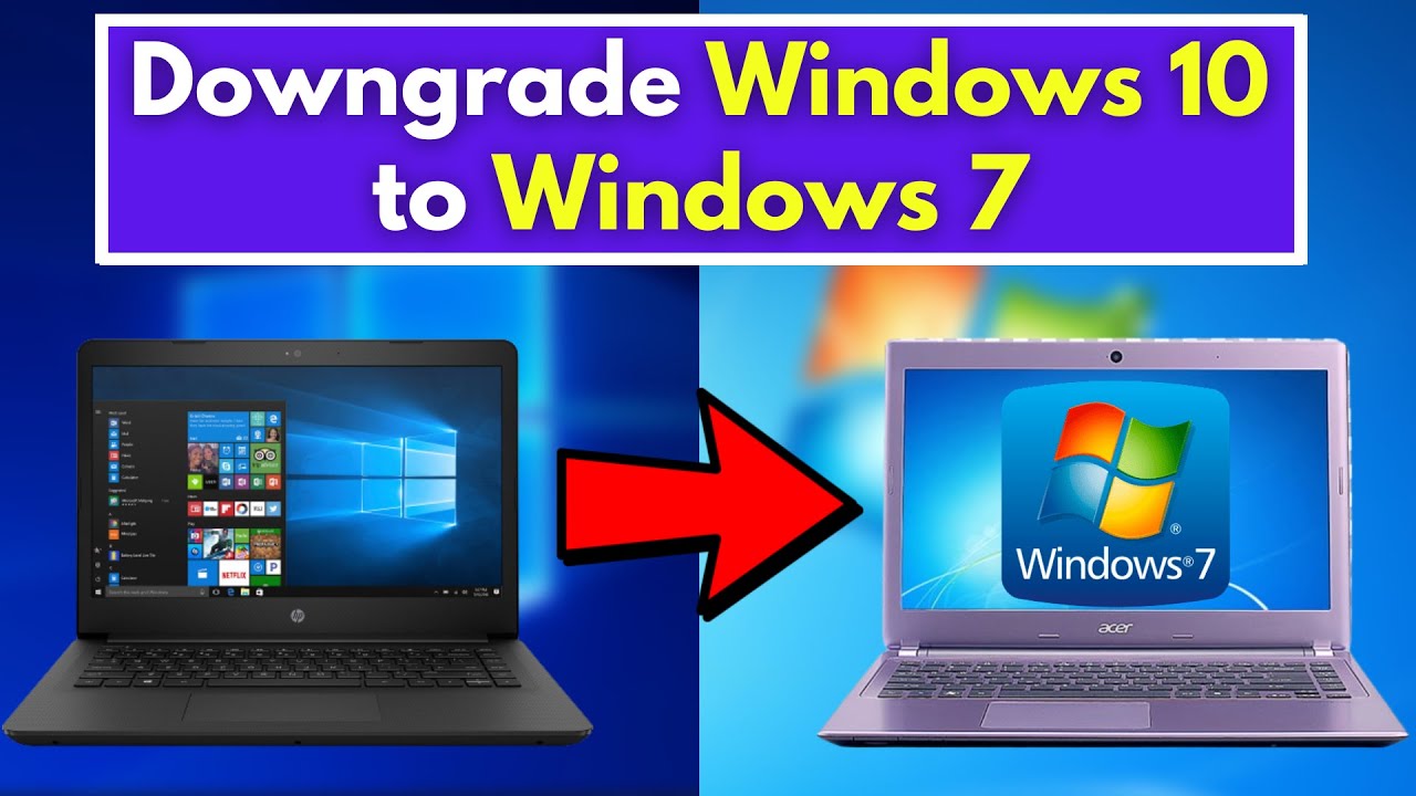 Cara downgrade dari windows 8 ke windows 7