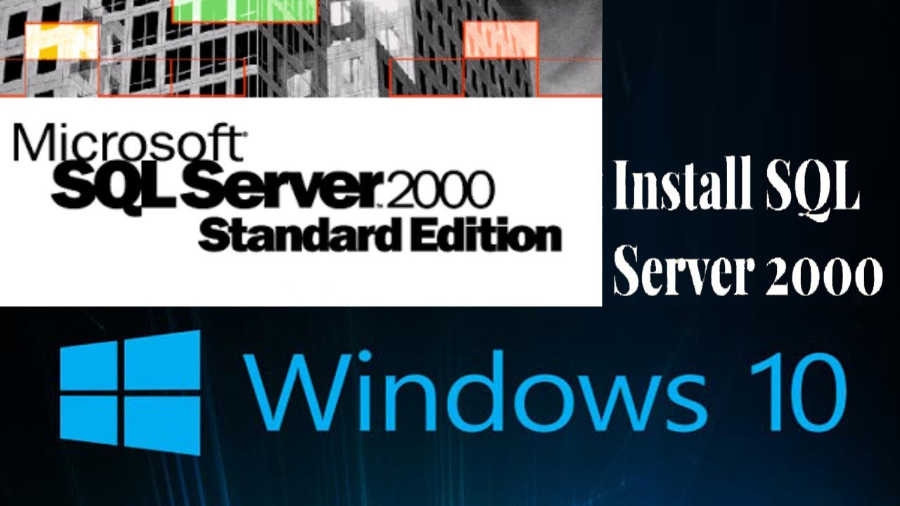 Cara instal sql server 2000 pada windows 10