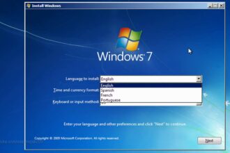 Cara install windows 7 dengan dvd