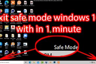 Cara keluar dari safe mode windows 10