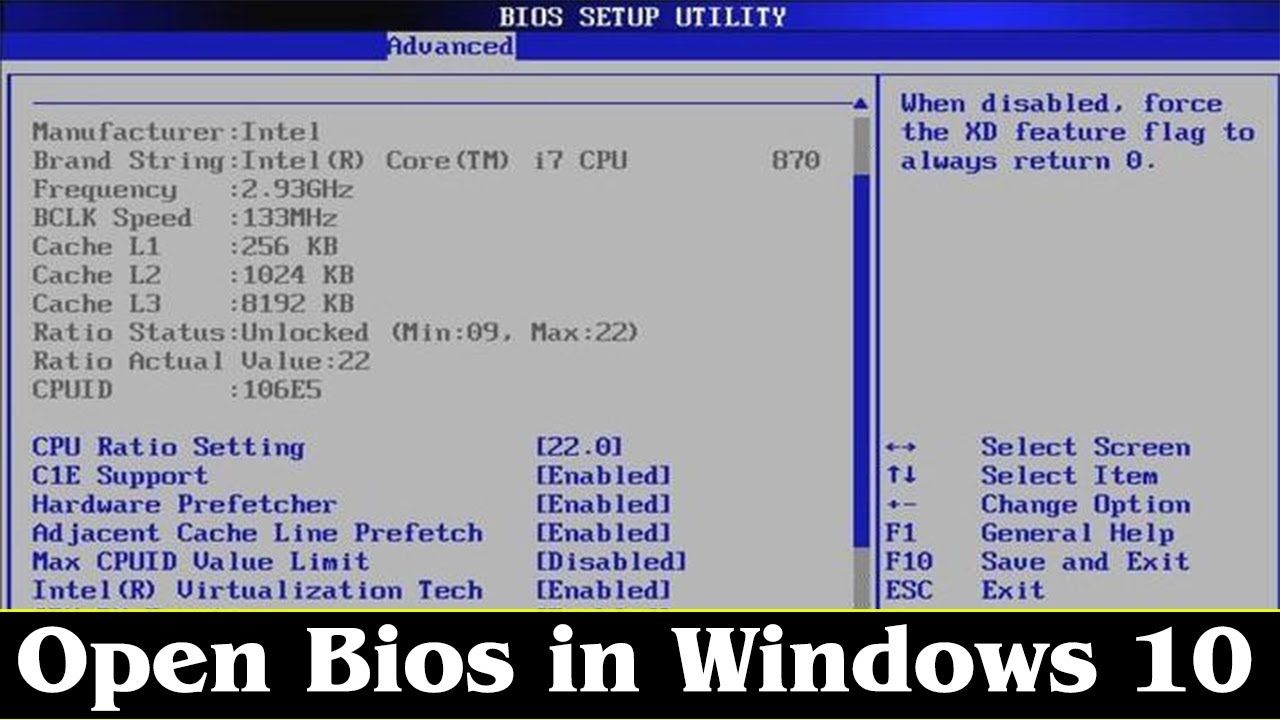 Bios uefi restart entrar