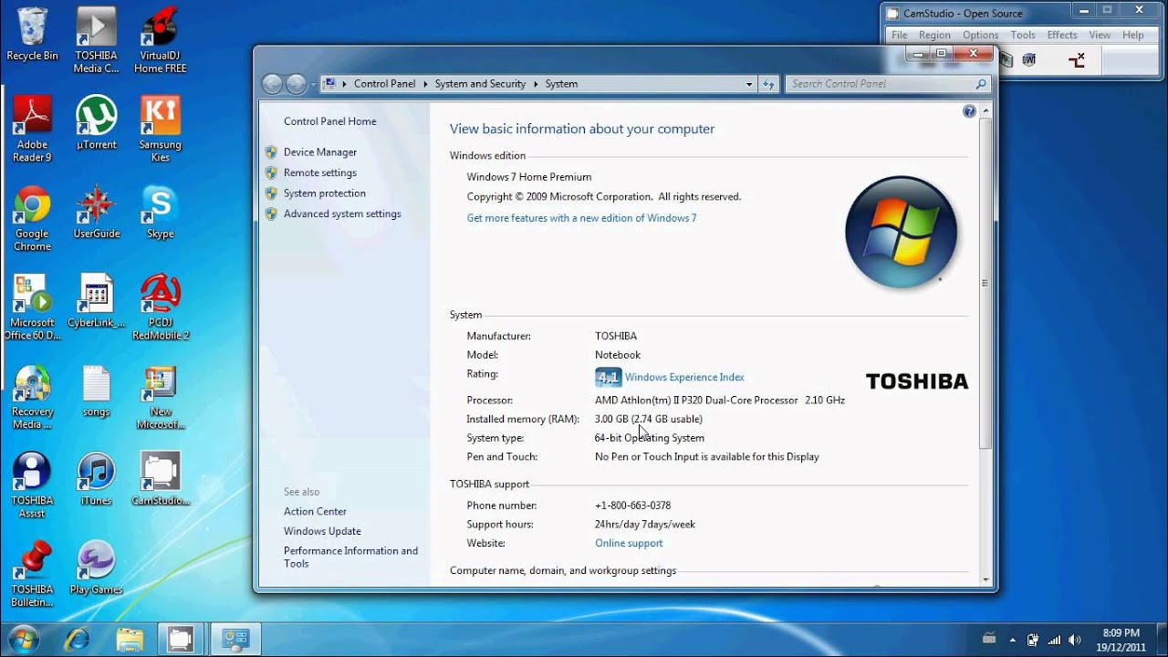 Cara melihat spek komputer windows 7