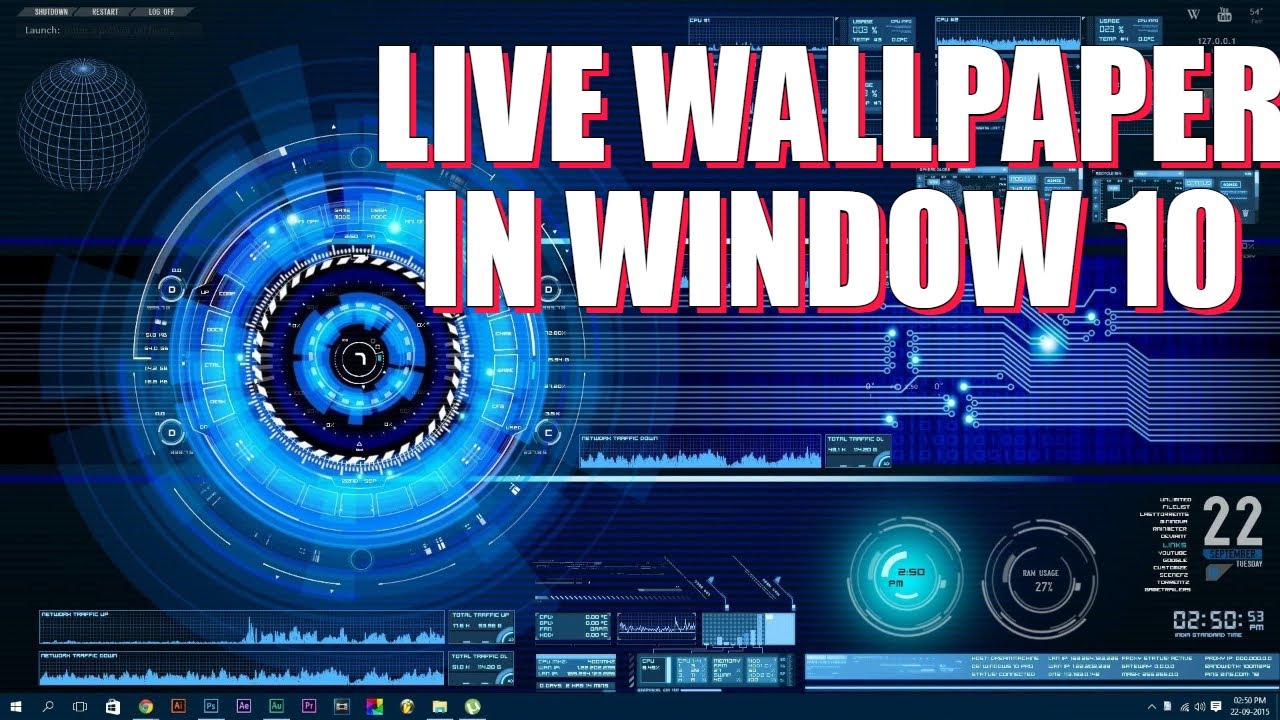 Cara memasang live wallpaper di windows 10