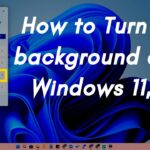 Cara mematikan background apps windows 10