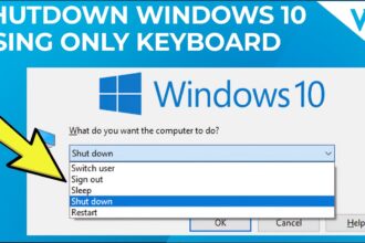 Cara mematikan laptop lenovo windows 10 dengan keyboard