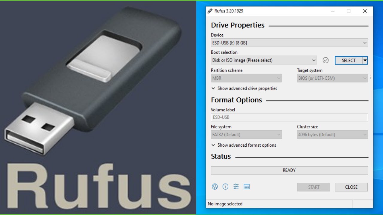 Cara membuat bootable flashdisk windows 7 rufus