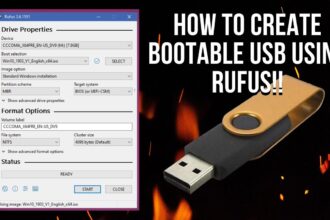 Cara membuat bootable flashdisk windows 7 rufus