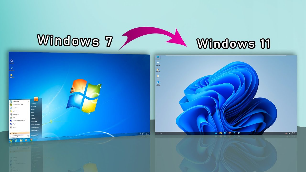 Cara membuat tampilan windows 7 keren