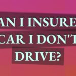 Can you have a car insured in another state