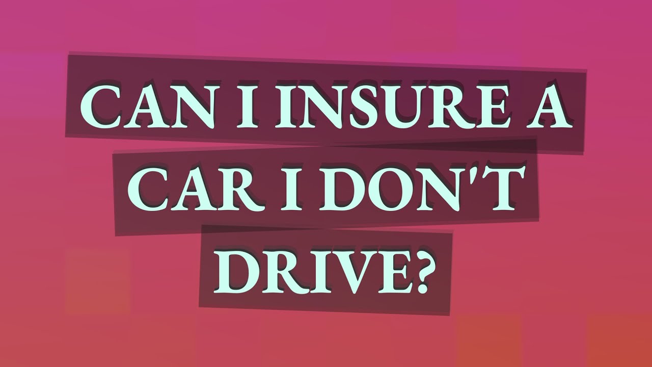 Can you have a car insured in another state