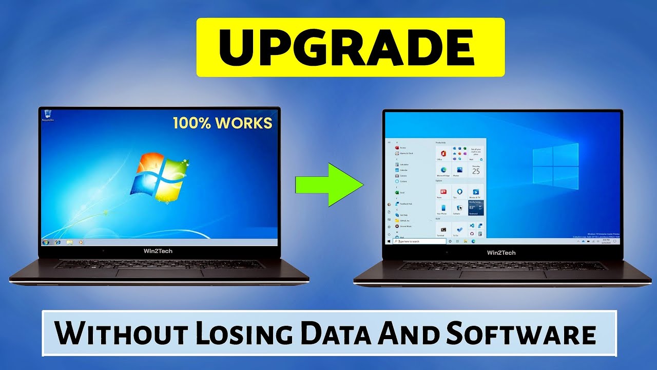 Cara upgrade windows 7 ke windows 10 tanpa kehilangan data