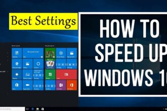 Cara mempercepat laptop windows 10