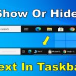 Cara menampilkan icon di taskbar windows 10