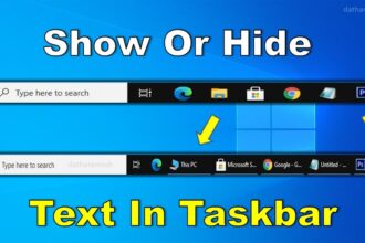 Cara menampilkan icon di taskbar windows 10