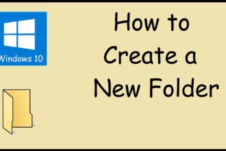 Cara membuat folder baru di laptop windows 10