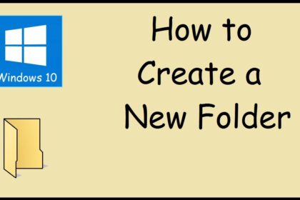 Cara membuat folder baru di laptop windows 10