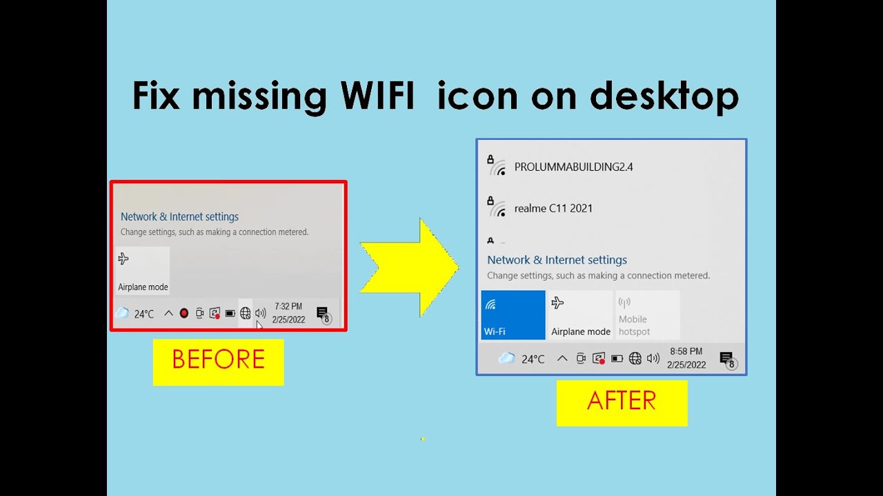 Cara mengaktifkan wifi di laptop windows 10 yang hilang