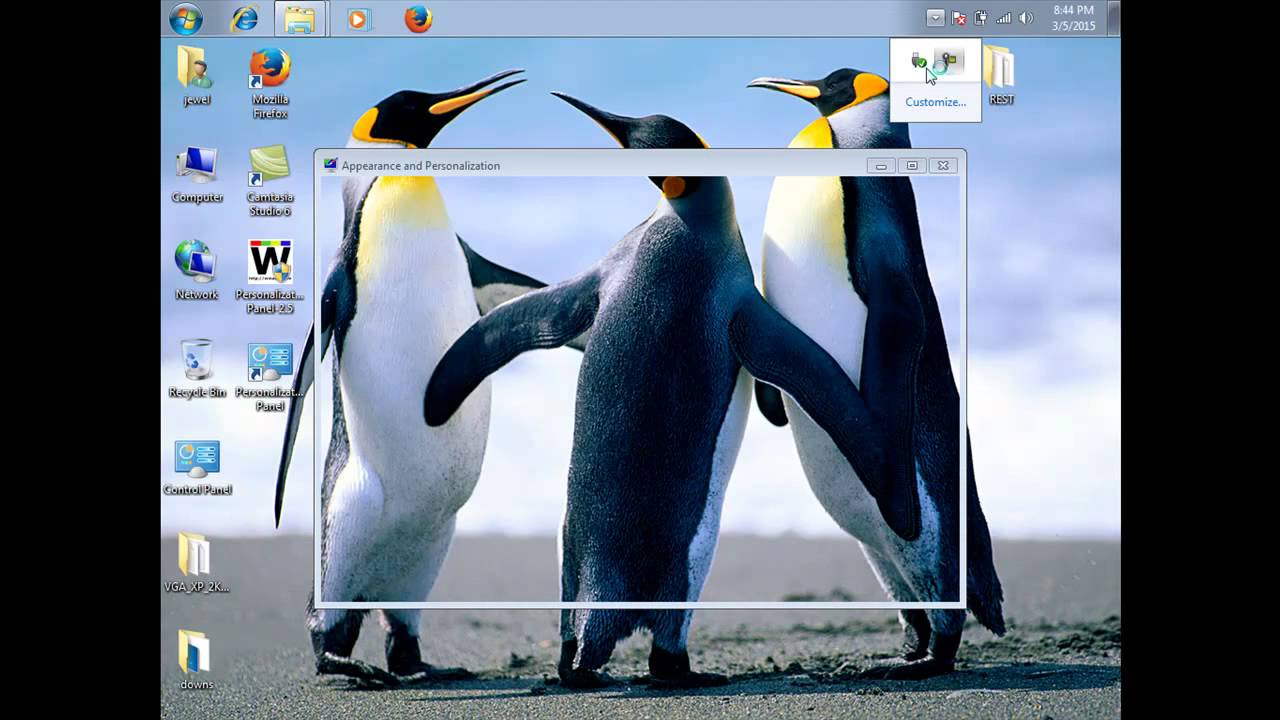 Change windows wallpaper starter desktop edition