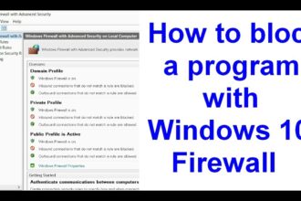 Cara blok aplikasi dengan windows firewall