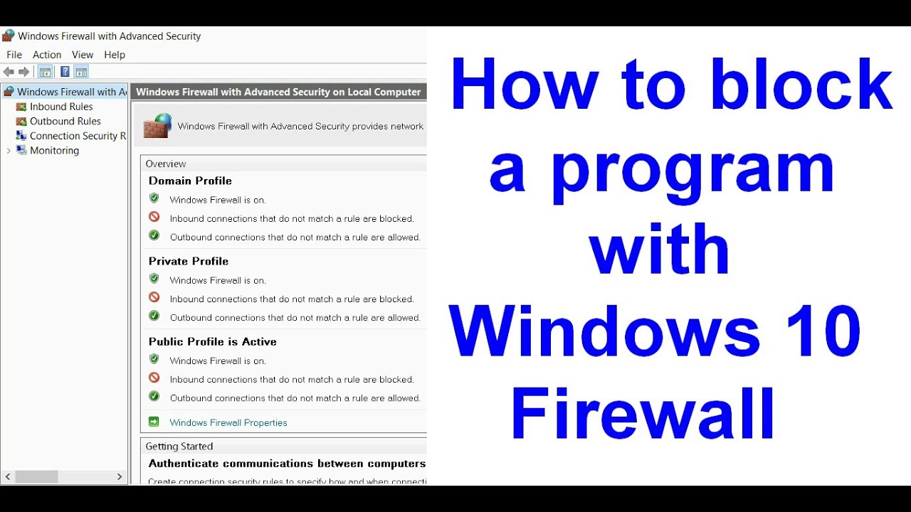 Cara blok aplikasi dengan windows firewall