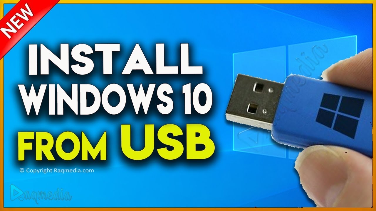 Cara install windows 10 dengan flashdisk