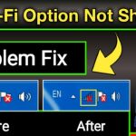 Taskbar icon wifi missing windows show not showing wi fi icons screen