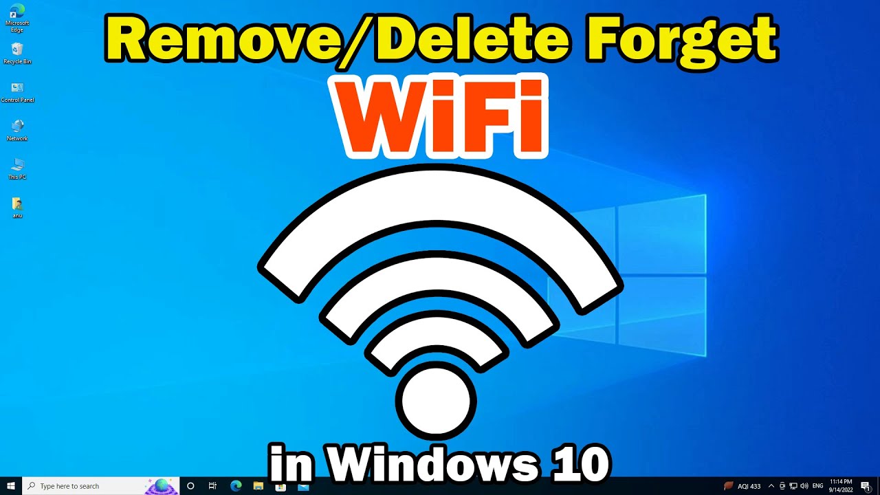 Cara menghapus jaringan wifi di laptop windows 7