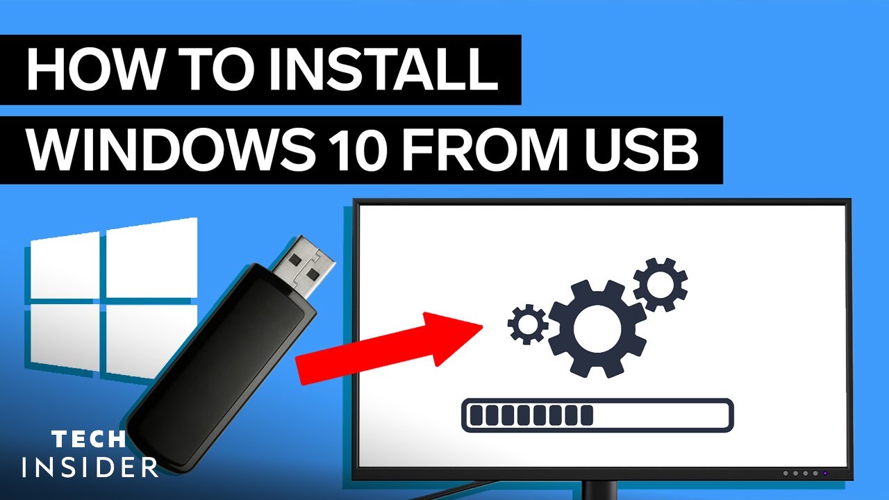 Cara instal windows 10 tanpa cd dan flashdisk