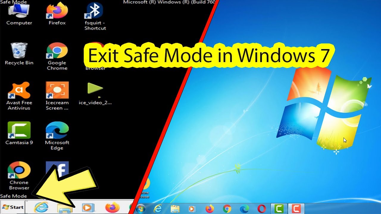 Cara keluar dari safe mode windows 7