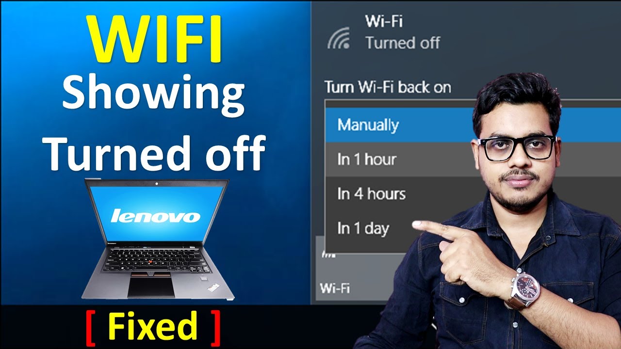 Lenovo wifi laptop turn