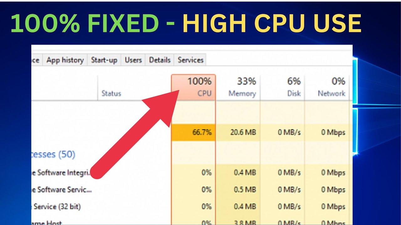 Cara mengatasi cpu usage 100 windows 10