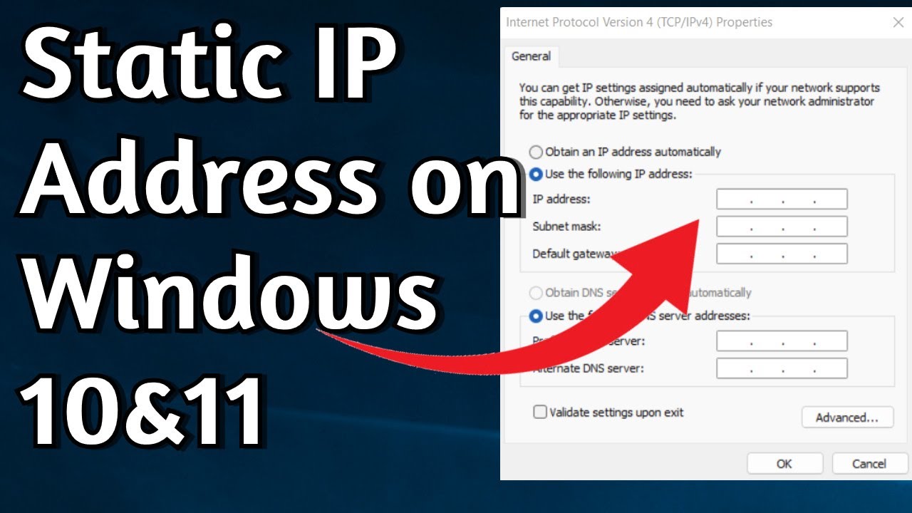 Cara mengganti ip address secara manual di windows