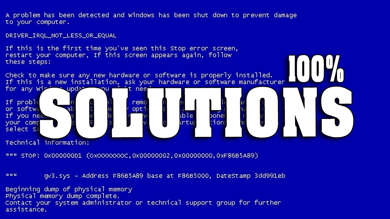 Cara mengatasi laptop blue screen windows 7