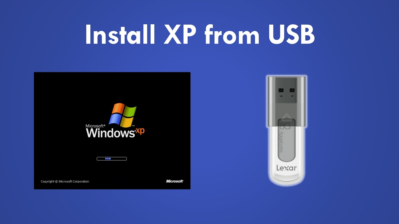 Cara instal windows xp dengan usb