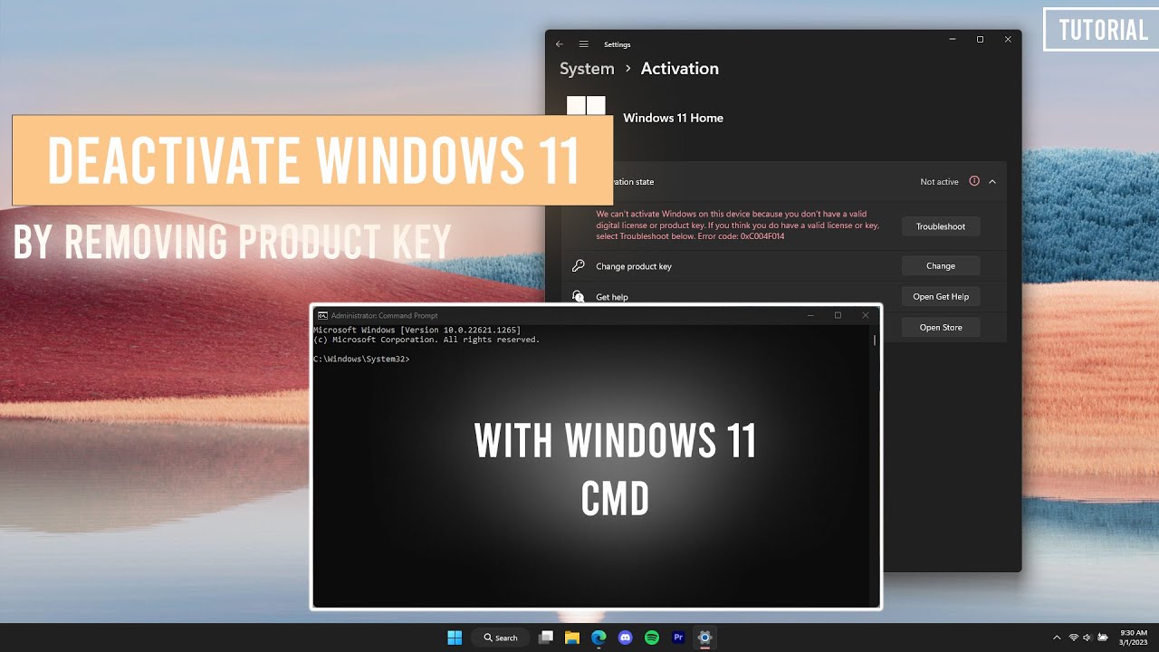 Cara mematikan activate windows