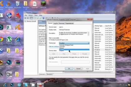 Cara mematikan aktivasi windows 7