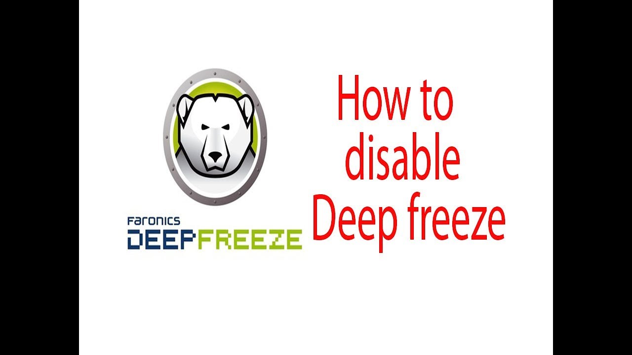 Cara mematikan deep freeze windows 7