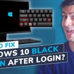 Cara mengatasi laptop blank hitam tapi hidup windows 10