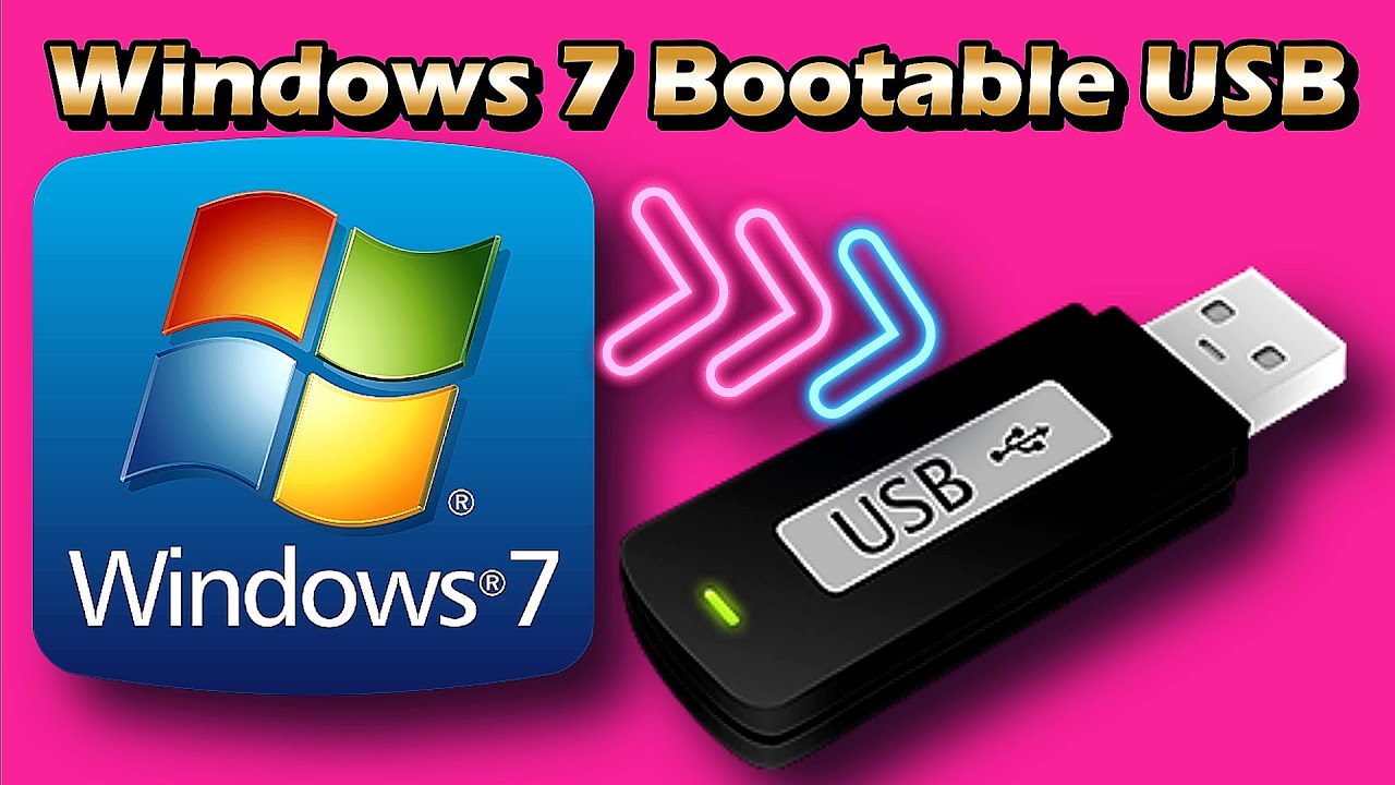 Cara membuat usb installer windows 7