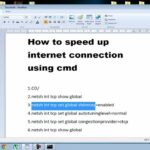 Cara mempercepat koneksi internet di windows 7